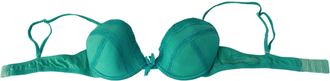 Ermanno Scervino Womens Green Push Up Bra Cotton Underwear Clothing