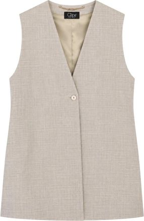 Clips Gilet - Dames - Bodywarmers - Beige - XL - Polyester - Jassen