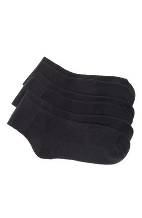 Nordstrom 3-Pack Everyday Quarter Socks in Black at Nordstrom, Size 9