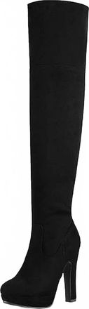 Dream Pairs Womens Thigh High Over Knee Boots In Black
