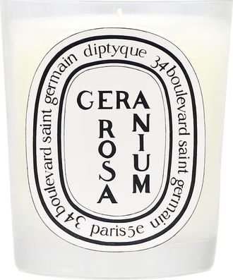 Diptyque Unisex Geranium Rosa Scented Candle 190g - Green - One Size