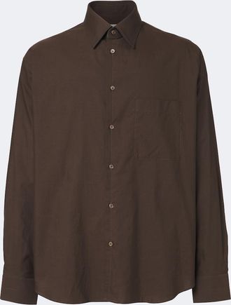 Christophe Lemaire Camicia in cotone e seta