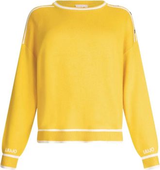 Liu Jo Maglione con decorazione - Giallo