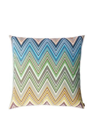 Missoni Home Kew zigzag-patterned cushion (60cm x 60cm) - Green