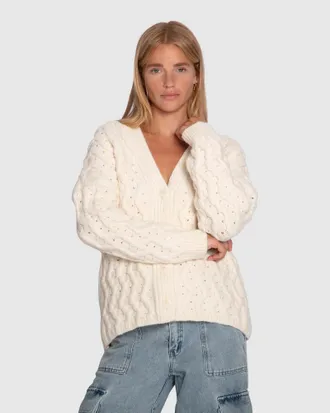 Belle & Bloom Sugar Plum Chunky Cardigan