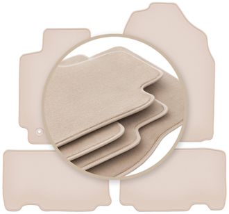 OEM Alfombrillas Beige Premium Para Toyota Rav4 Iv Suv (no H&iacute;brido) 2013-2019