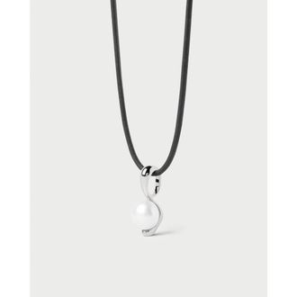 PD Paola La Perla Essential Pendant Necklace in Onyx at Nordstrom