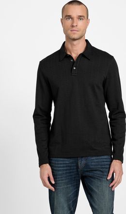 Guess Noel Jacquard Long-Sleeve Polo