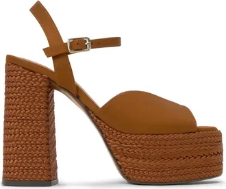 Castaner Schoenen, Dames, Oranje, 39 EU, Leer, Fede Sandaal