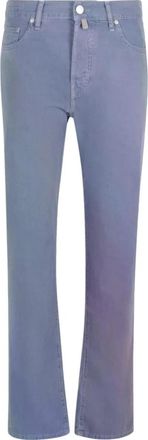 Jacob Cohen Edo Jeans - Heren - Flared Jeans - Blauw - W31 - Katoen - Jeans