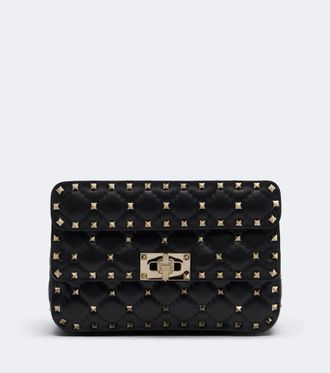 Valentino Garavani Rockstud Spike Small leather top-handle bag