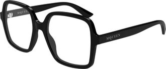 Alexander McQueen Am 0538O Optisch Montuur - Dames - Brillen - Zwart - 52 MM - Accessoires