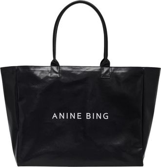 Anine Bing Tassen, Dames, Zwart, ONE Size, Leo Tote