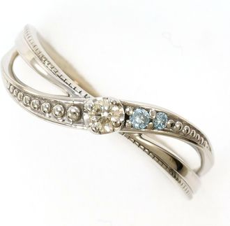 C&A White Gold White Gold (10K) Band Ring (Pre-Owned)