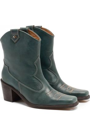 Free People Womens Wandering Western Boot In Teal