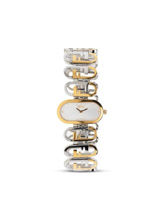 Fendi OLock horloge - Zilver