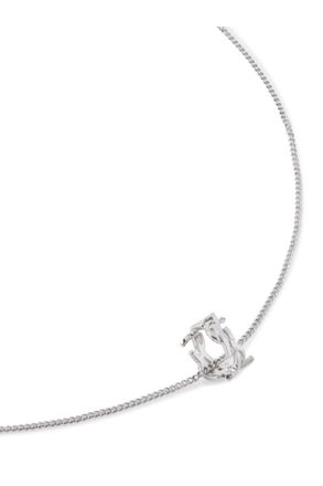 Saint Laurent Silver-Tone Chain Necklace