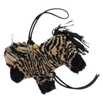 Loewe Pre-owned Bag Charm - Dames - Vintage Accessoires - Beige - ONE Size - Leer - Vintage