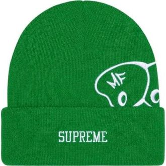 SUPREME MF Doom Beanie Green White SUP-FW23-2312