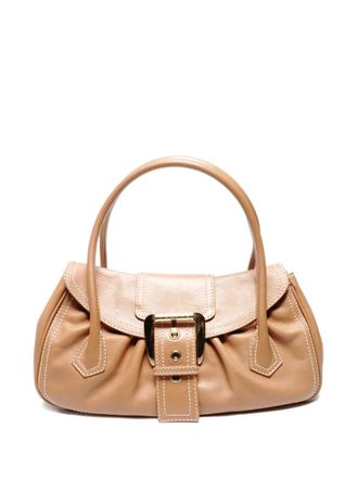 Celine 2000s leather tote bag - women - Calf Leather - One Size - Neutrals