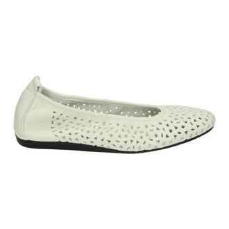 Arche Schoenen, Dames, Beige, 38 EU, Leer, Beige Ballerina Schoenen Lilly