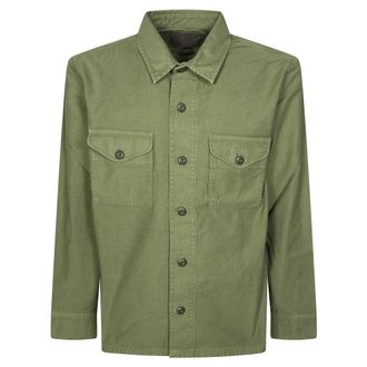 Filson Light Jackets, male, Green, Size: XL Field Overshirt