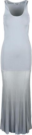 Philosophy di Lorenzo Serafini Maxi jurk van gebreide stof - Dames - Jurken - Grijs - Maat: XS Viscose