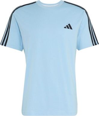 adidas Essentials Single Jersey Left Chest Branded Tee T-Shirt f&uuml;r Herren | blau