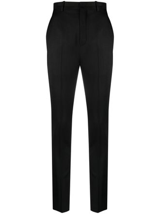 Saint Laurent high-waist wool trousers - Black