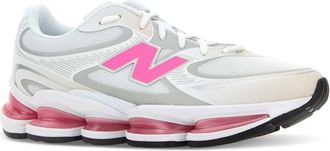 New Balance Mens Two-Tone Mesh And Rubber 2000 Sneakers Whitepink