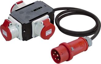 Bachmann Adaptador Cee 3xcee 16a 1,5m Cee 16a, 349.035