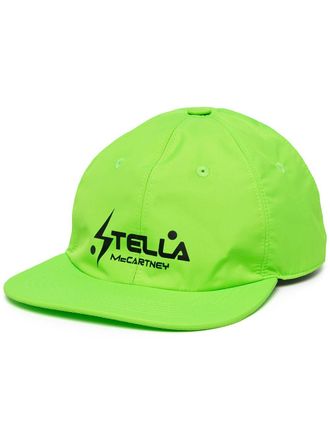 Stella McCartney logo-print cap - Green