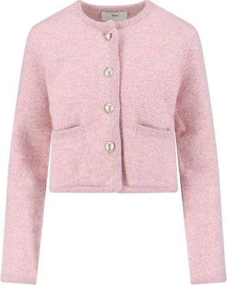 Dunst Alpaca-Blend Cardigan - Pink