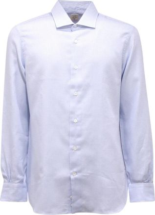 Mazzarelli Heren, Overhemden, Blauw, Maat: XL