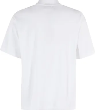 Dr&ocirc;le de Monsieur Slogan Print T-Shirt - White