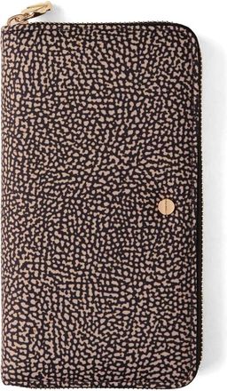 Borbonese Wallets & Cardholders, female, Multicolor, Size: ONE SIZE Classica Zip Around Wallet with OP Print