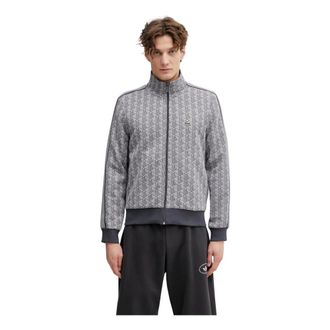 Lacoste Paris Ritssluiting Track Jacket - Heren - Sweatshirts & Hoodies - Grijs - Maat: 2XL Katoen