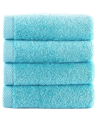 Brooks Brothers Solid Signature 4Pc Wash Towels
