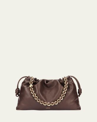 Loewe Flamenco Large Shoulder Bag in Nappa Leather