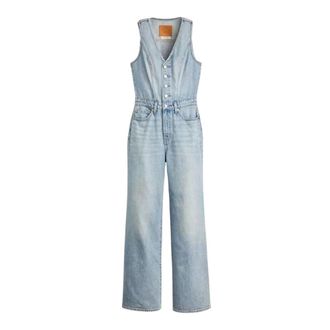 Levi's Dames, Jumpsuits & Playsuits, Blauw, Maat: W26 Denim
