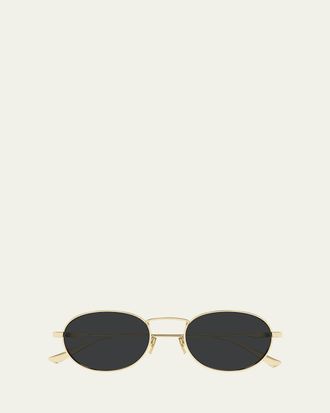 Saint Laurent Round Metal Sunglasses
