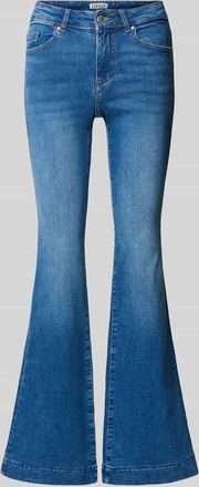 Only Mid Waist Bootcut Jeans aus Baumwoll-Mix Modell BLUSH in Jeansblau, Größe XS/32
