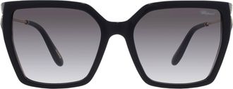 Chopard Grey Gradient Square Ladies Sunglasses SCH371V 0700 56