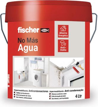 Fischer Pintura Blanca Impermeabilizante Anti-condensaciones 4 L