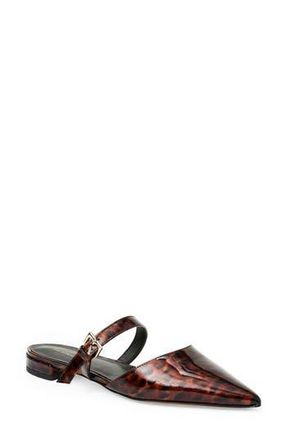 Bruno Magli Pasha Mule in Tortoise Patent at Nordstrom Rack, Size 6.5