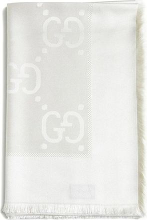 Gucci Zijden sjaal - Wit
