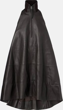 Jacquemus Abito corto a Triangle in pelle