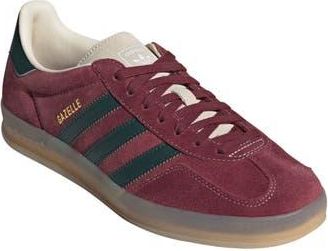 adidas Gazelle Indoor Sneaker in Shadow Red/green/white at Nordstrom Rack, Size 11.5