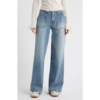 PacSun Tancy Baggy Pants in Dark Indigo at Nordstrom, Size 24