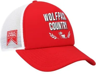 adidas Mens adidas Red NC State Wolfpack Phrase Foam Front Trucker Adjustable Hat at Nordstrom
